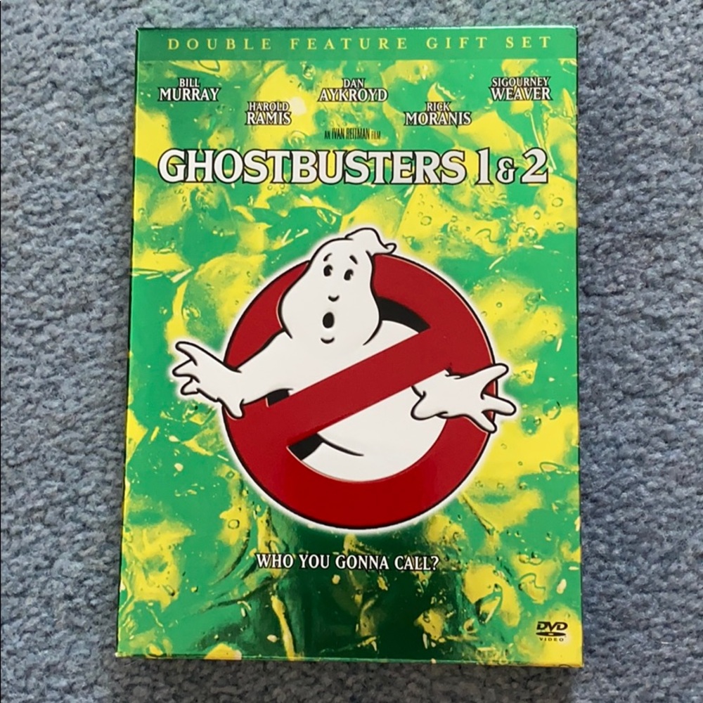 Ghostbusters one and two DVD video